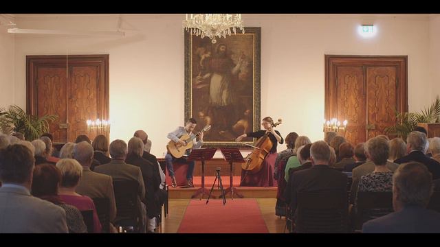 Duo Mayr-CelisCatalán plays "Sonate da camera a violoncello, Op.1 No.3" by Martin Berteau смотреть онлайн