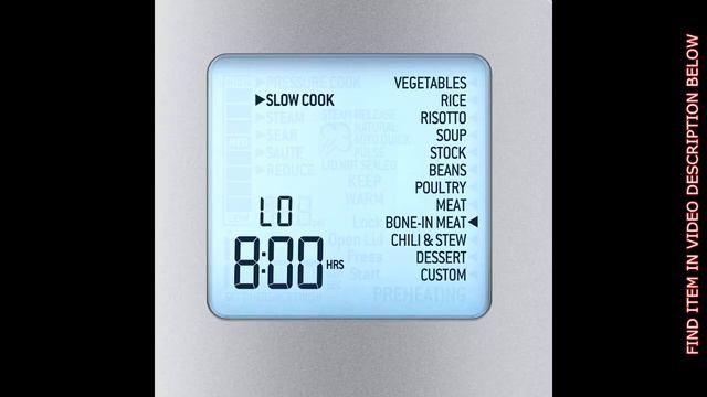 Breville BPR700BSS Fast Slow Pro Multi Function Cooker, Brushed Stainless Steel смотреть онлайн