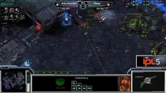 Scarlett vs Sleep ZvZ Starcraft 2 From Tournaments смотреть онлайн