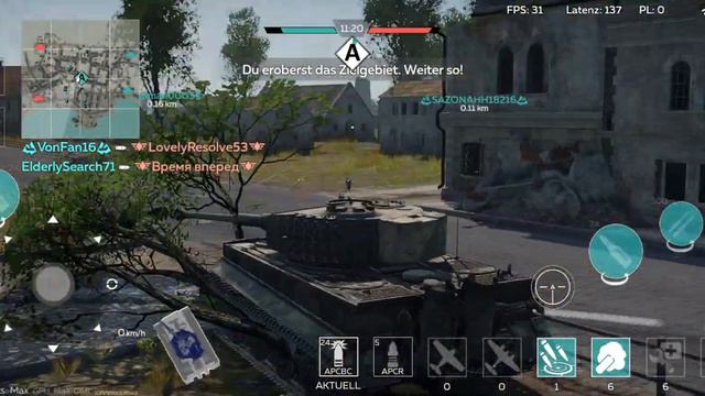Tiger E Gameplay 2#23 | War Thunder Mobile смотреть онлайн