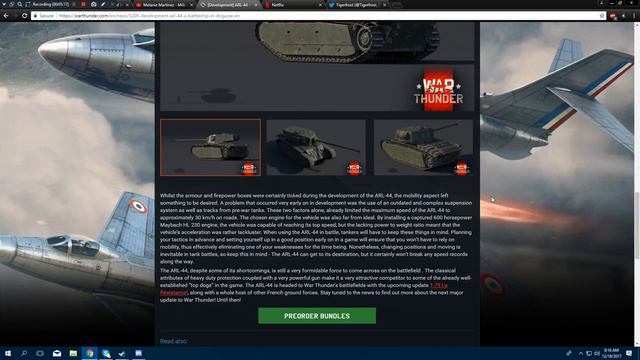 War Thunder - Upcoming Content - ARL-44 смотреть онлайн