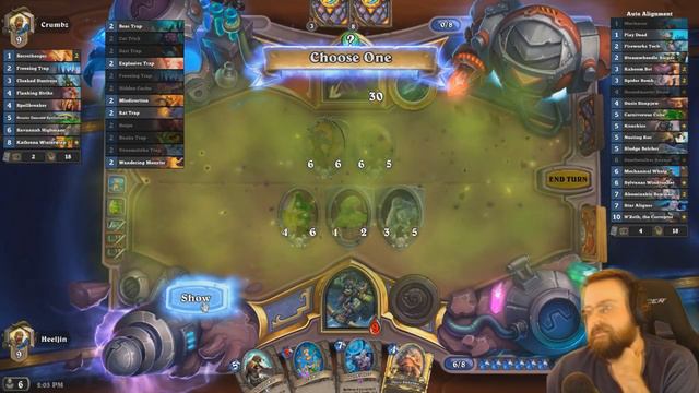 Auto Alignment Hunter | Journey into Wild 130 | Hearthstone | Boomsday Project смотреть онлайн