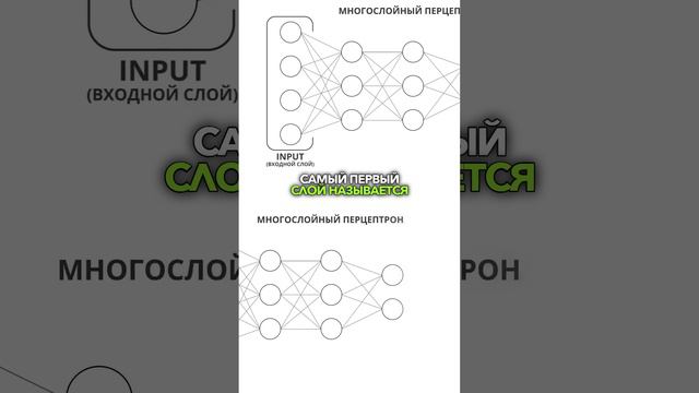 Структура многослойного перцептрона - нейросети с классической архитектурой