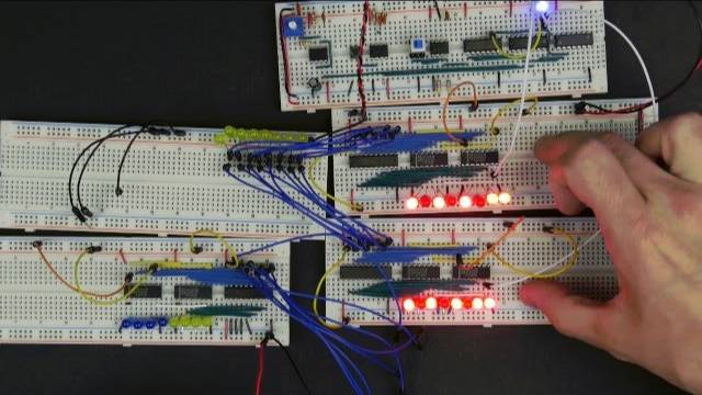 Testing our computer's registers - 8-bit register - Part 5 смотреть онлайн