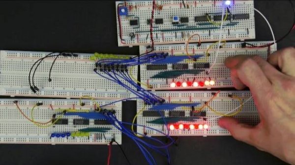 Testing our computer's registers - 8-bit register - Part 5