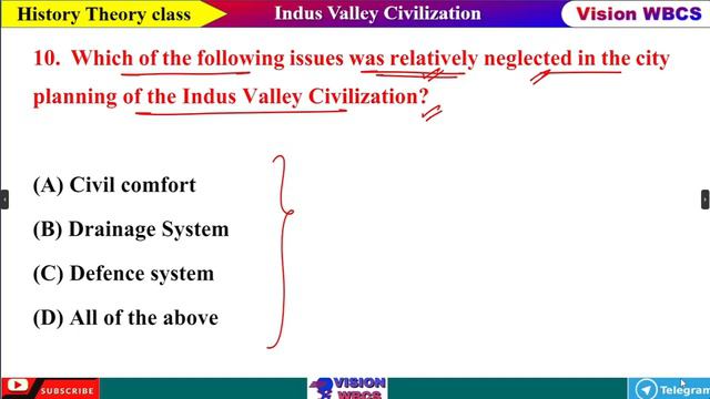 WBCS 2023 || Indus Valley Civilization ( Best MCQ) Video Class [Part-3) смотреть онлайн