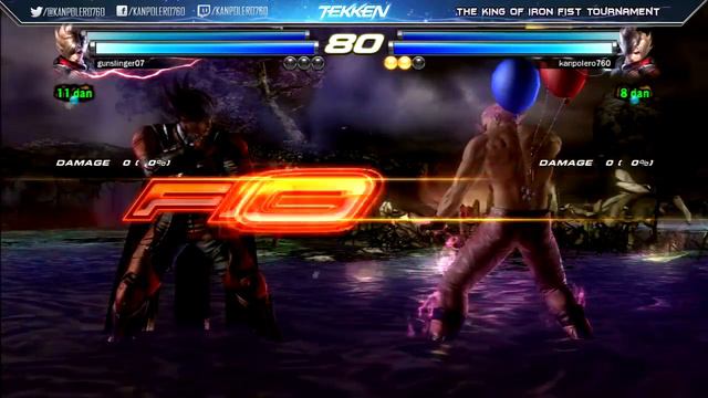Tekken Tag Tournament 2 60 FPS Online Battles VS gunslinger07 смотреть онлайн