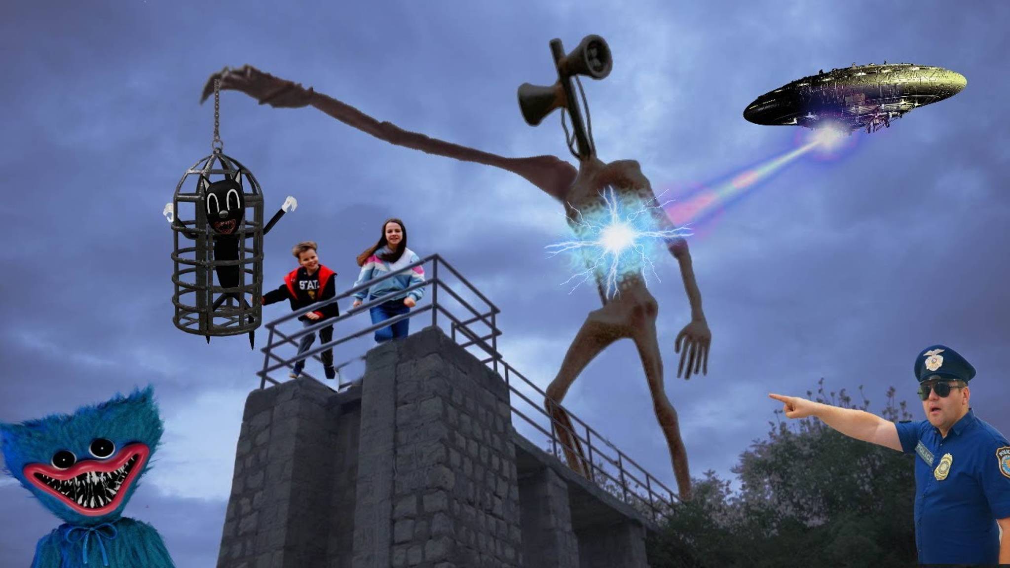 Фильм СИРЕНОГОЛОВЫЙ против Cartoon Cat сборник серий 2 сезон Siren Head & Cartoon Cat смотреть онлайн