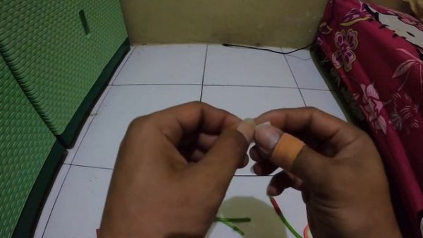 totorial memasang senar pengait ketapel ikan dan kondom agar tidak mudah putus