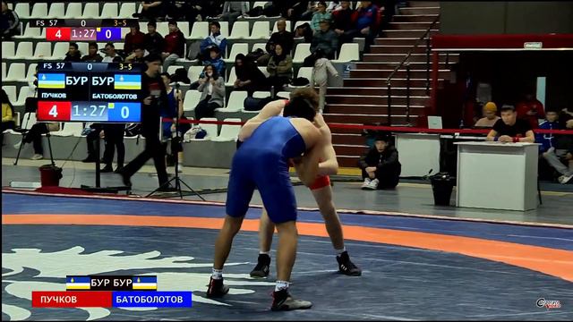 LX Чемпионат Республики Бурятия по вольной борьбе смотреть онлайн