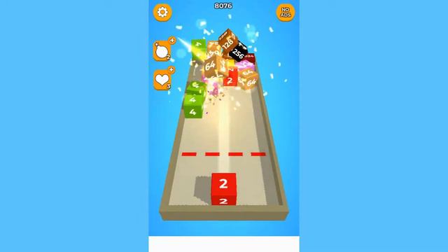 Chain Cube: 2048 3D 👍 WOW! 4096 CUBE, HIGH SCORE WORLD RECORD!