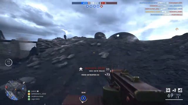 Battlefield 1: stressy day, had to use the SMG 08/18 смотреть онлайн