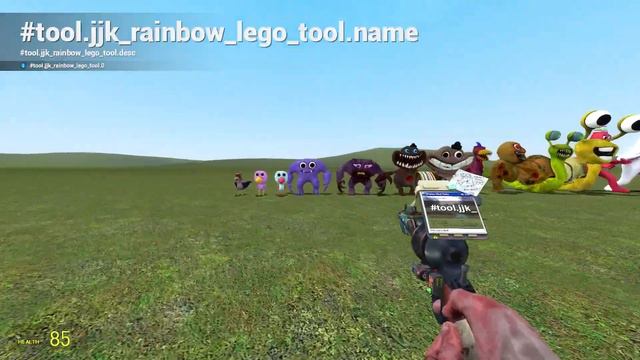 NEW SIZE COMPARISON ALL GARTEN OF BANBAN FAMILIES In Garry's Mod! смотреть онлайн