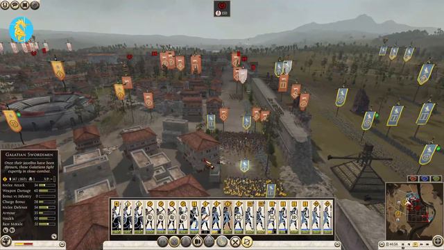Tough nut defense to crack! Do we have enough! Rome II смотреть онлайн