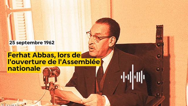 Ferhat Abbas lors de l'ouverture de l'Assemblée nationale algérienne смотреть онлайн
