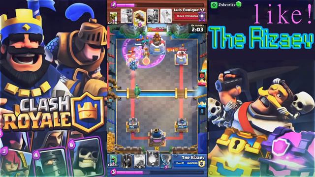 Апаем Эликсир))! Жесть! / Clash Royale х1 х2 х3 х7 смотреть онлайн