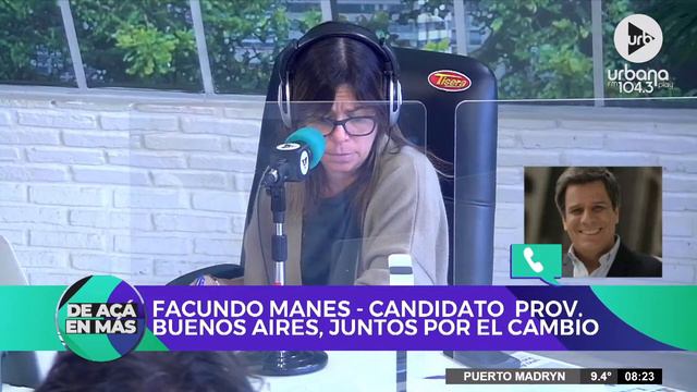 Facundo Manes, candidato a dip. nac. por PBA: "No sería tan elogioso con Larreta" | #DeAcáEnMás смотреть онлайн