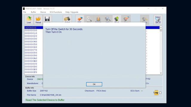 TNM7000: Чтение ЭБУ Cummins 2150С/2150E на столе смотреть онлайн