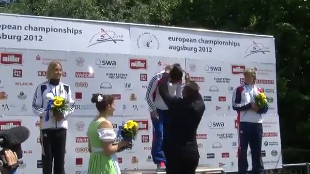 Interview Carole Bouzidi 2012 European Champion K1 Women смотреть онлайн