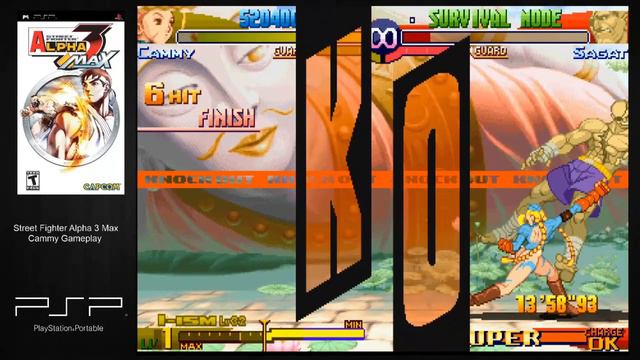 Street Fighter Alpha 3 Max [PSP] - Cammy Gameplay (Expert Mode) смотреть онлайн