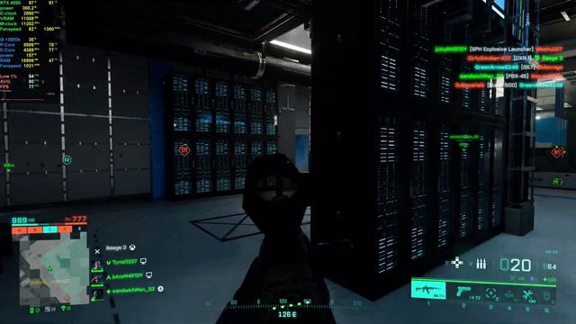 Battlefield 2042 : RTX 4080 16GB + i9 13900K ( 4K Ultra Graphics RTX ON / Native ) смотреть онлайн