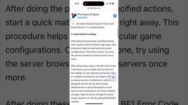 Battlefield 1 Error Code 1 - how to solve?