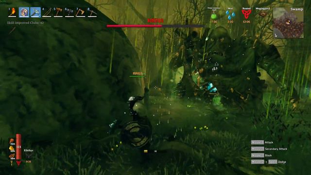 Defeating Bonemass - Mad Valhalla Valheim Server смотреть онлайн