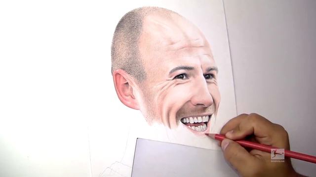 Arjen Robben - Footballer Drawings смотреть онлайн
