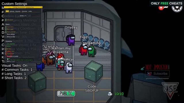 HACK MOD MENU AMONG US how to domwload смотреть онлайн