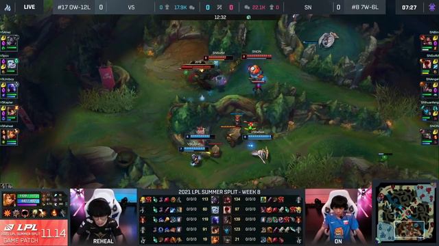V5 vs SN - Game 1 | Week 8 Day 1 LPL Summer 2021 | Victory Five vs Suning G1 смотреть онлайн