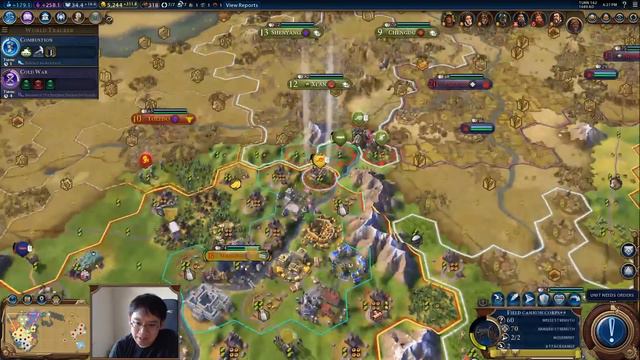 Civilization 6: Deity Randomized - Episode 7 - To Battle! смотреть онлайн