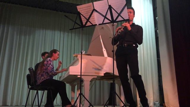 Bela Kovacs "Also sprach R. Strauss" for clarinet in B and piano смотреть онлайн