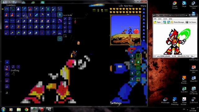 Terraria "TH" Zero Pixel Art смотреть онлайн
