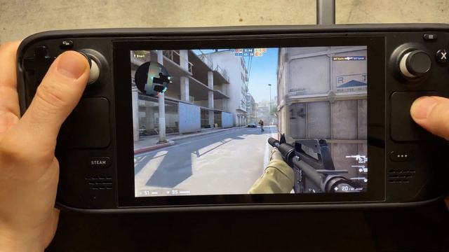 Steam Deck - Counter Strike Global Offensive Gameplay 60FPS смотреть онлайн