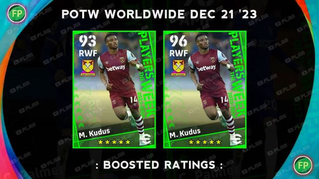 Upcoming Thursday New Potw Worldwide Dec 21 '23 In eFootball 2024 Mobile | Players & Boosted Rating смотреть онлайн