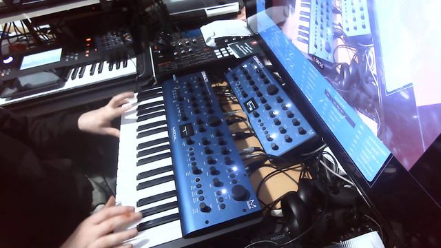 Old pop music style with 2x Modal Electronics Cobalt8/8M смотреть онлайн
