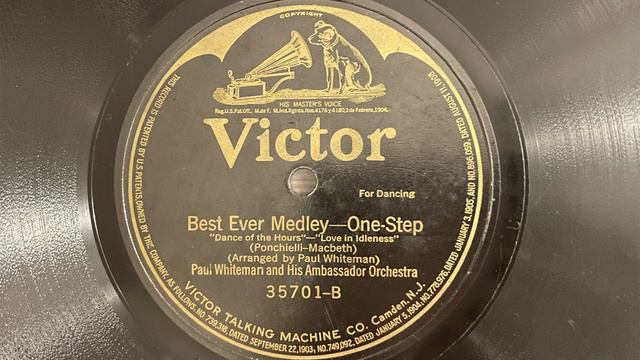 Best Ever Medley - Paul Whiteman and His Ambassador Orchestra - 1920 смотреть онлайн