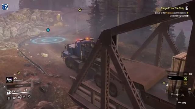 SnowRunner Multiplayer | Cargo From The Ship | Pacific P12 | Gameplay 32 | Michigan смотреть онлайн