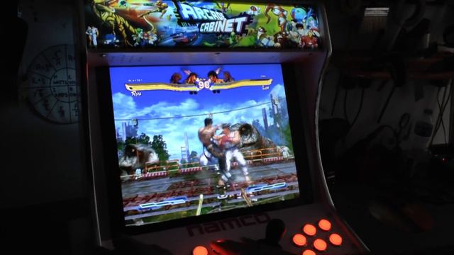 Arcade Machine MAME ANGRY RYU on Street Fighter X TEKKEN Amazing Fighting Game.( HD) смотреть онлайн