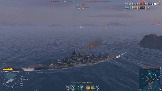 World of Warships - DKM Tirpitz - 130K Damage!! смотреть онлайн