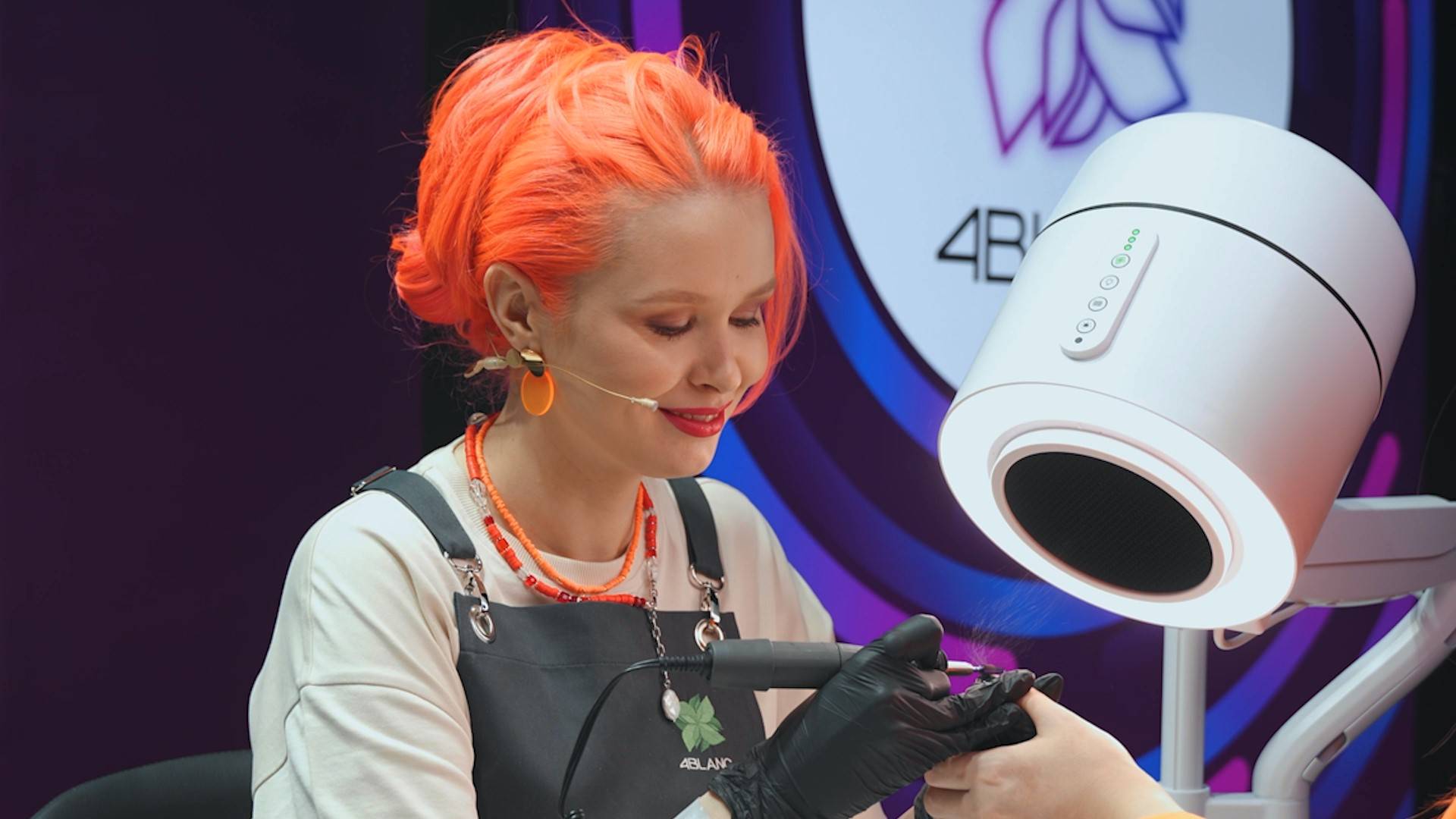 4BLANC PRO. Демонстрация работы в маникюре смотреть онлайн