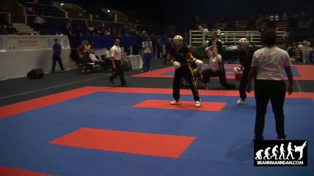Bo Mangan v Nannouche van Gysel WAKO European Championships 2012 смотреть онлайн