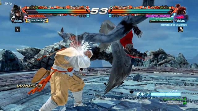 Devilquake (Devil Jin) vs ken_hakushaku (Akuma) - Tekken 7 Ranked смотреть онлайн