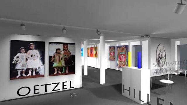 Flythrough Exhibitions of SCHWEIZER ARTSPACE смотреть онлайн