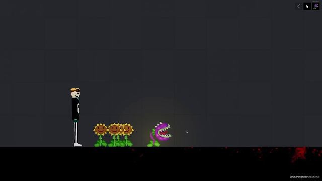 Plants Vs Zombies In People Playground..