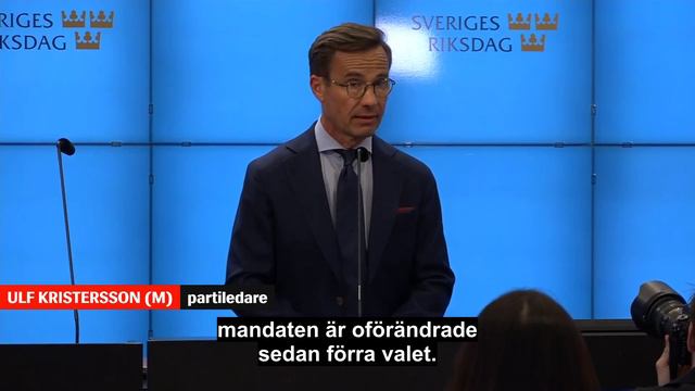 Ulf Kristersson: ”Jag står till förfogande att bilda regering” смотреть онлайн