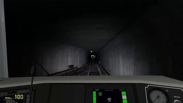 Юбилейный 81-722 в окрасе под 81-765 в Garry's mod metrostroi. смотреть онлайн
