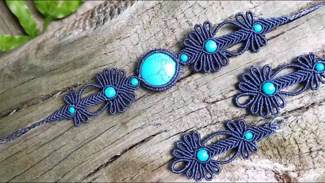 Macrame by Afeng： 2021-09｜Macrame Tutorial｜Macrame Bracelet｜Macrame Earrings｜Flower Dream｜ смотреть онлайн