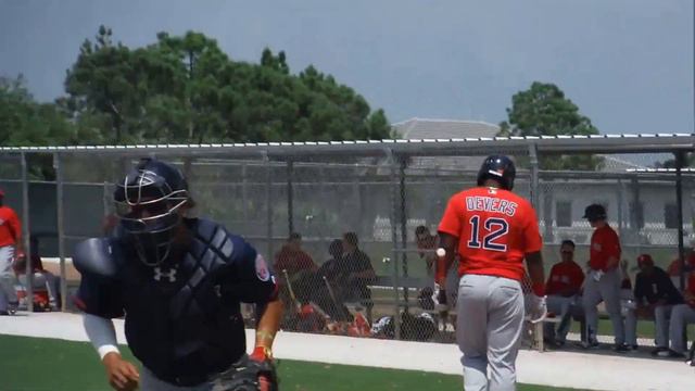 Red Sox prospect Rafael Devers At Bats 4/1/16 смотреть онлайн