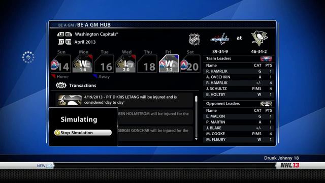 NHL 13: GM Mode Commentary - Washington ep. 7 "Round One" смотреть онлайн